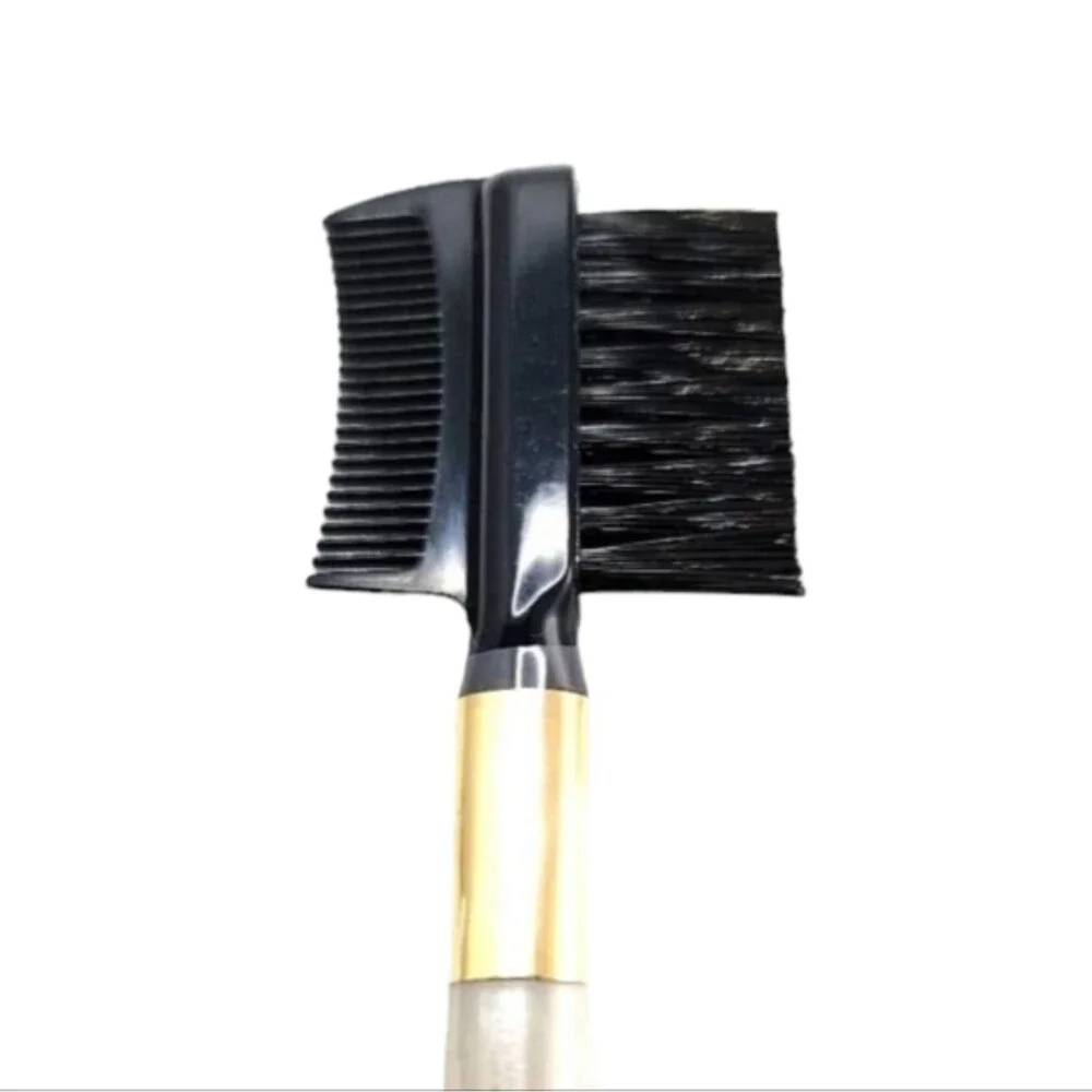 Estee Lauder NWOT Three‎ Piece Champagne Color 6 Inch Makeup Brush Set